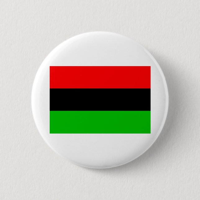 Badge Rond 5 Cm Drapeau afro-américain (Devant)