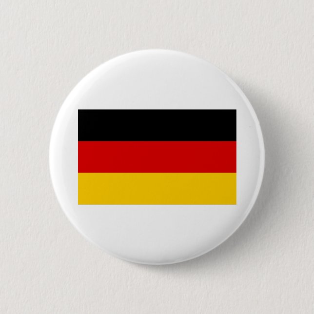 Badge Rond 5 Cm Drapeau Allemagne (Devant)