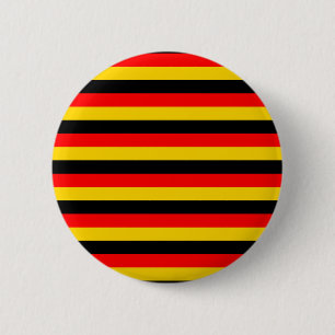 Badge Rond 5 Cm drapeau allemagne rayures pays symbole rouge jaune