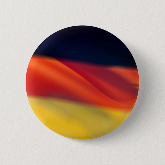 Badge Rond 5 Cm Drapeau allemand (Devant)