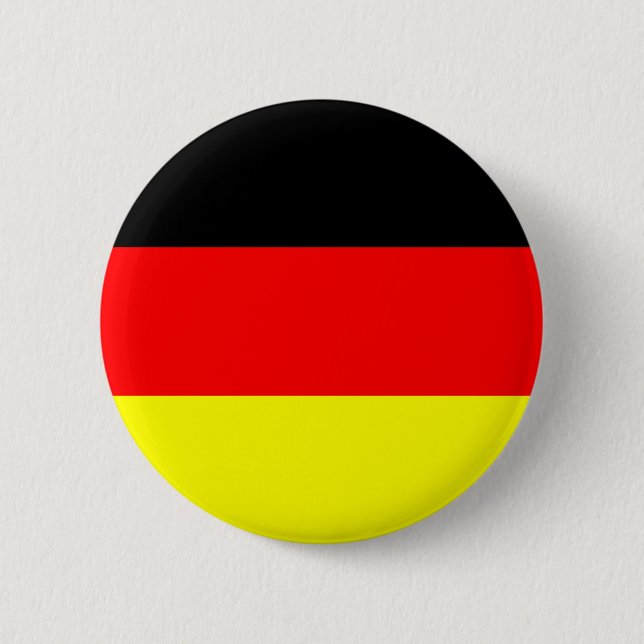 Badge Rond 5 Cm Drapeau allemand (Devant)
