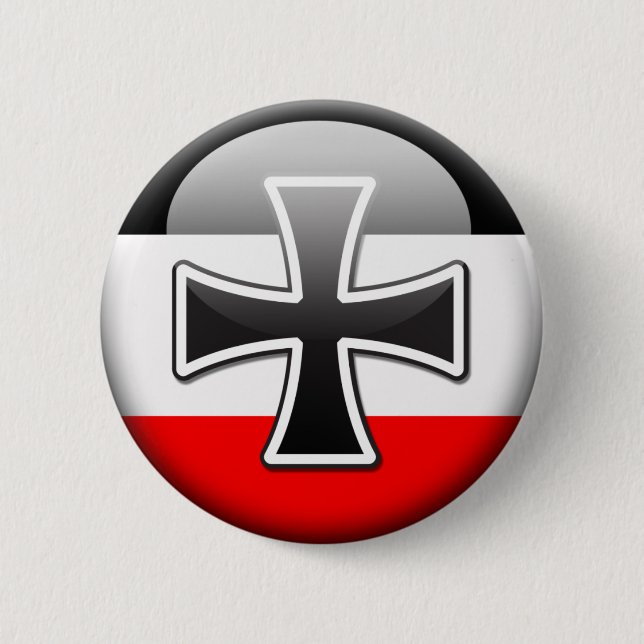 Badge Rond 5 Cm Drapeau allemand WWI (Devant)