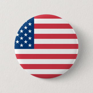 Badge Rond 5 Cm Drapeau américain