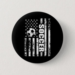 Badge Rond 5 Cm Drapeau américain de football américain Football p