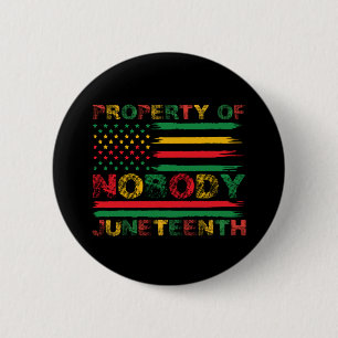 Badge Rond 5 Cm Drapeau américain de la Juneteenth de Personne