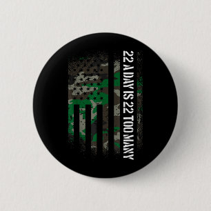 Badge Rond 5 Cm Drapeau américain de sensibilisation au suicide de