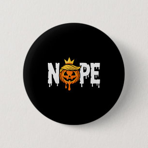 Badge Rond 5 Cm Drapeau américain en détresse Funny No Kings Hallo