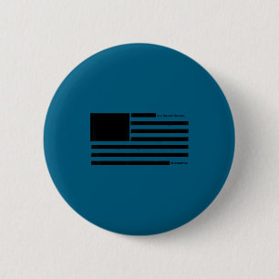 Badge Rond 5 Cm Drapeau américain expurgé censuré satire usa 