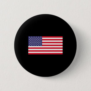 Badge Rond 5 Cm Drapeau Américain Femmes Filles Enfants Hommes