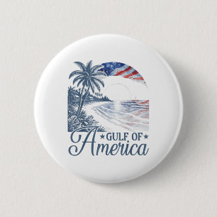 Badge Rond 5 Cm Drapeau Américain G 2025 Du Golfe Des Etats-Unis E
