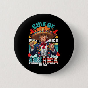 Badge Rond 5 Cm Drapeau Américain G 2025 Du Golfe Des Etats-Unis E