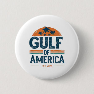 Badge Rond 5 Cm Drapeau Américain G 2025 Du Golfe Des Etats-Unis E