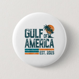 Badge Rond 5 Cm Drapeau Américain G 2025 Du Golfe Des Etats-Unis E