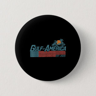 Badge Rond 5 Cm Drapeau Américain G 2025 Du Golfe Des Etats-Unis E