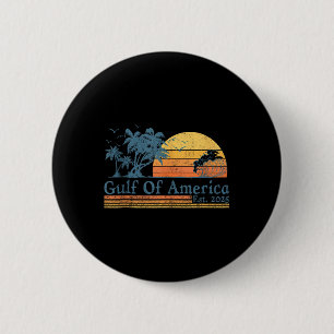 Badge Rond 5 Cm Drapeau Américain G 2025 Du Golfe Des Etats-Unis E