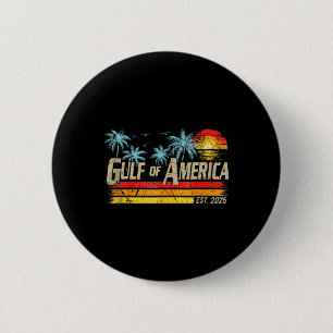 Badge Rond 5 Cm Drapeau Américain G 2025 Du Golfe Des Etats-Unis E