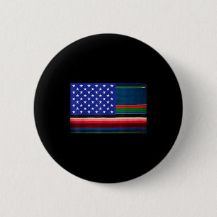 Badge Rond 5 Cm Drapeau américain mexicain serape cinco de mayo po