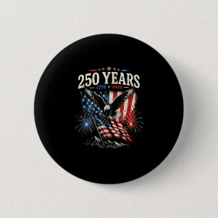 Badge Rond 5 Cm Drapeau américain Usa pour hommes femmes 4 juillet