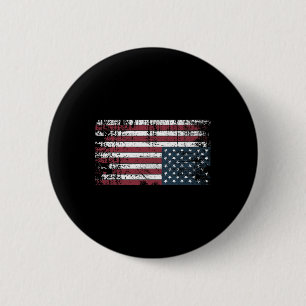 Badge Rond 5 Cm Drapeau américain vers le bas1
