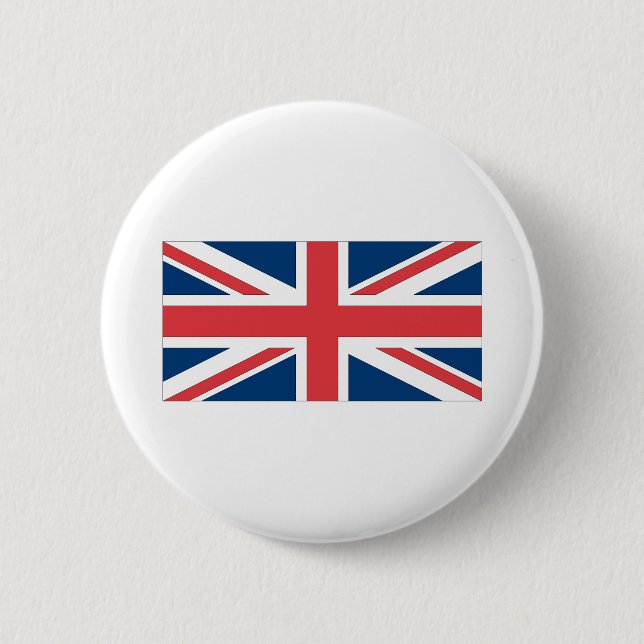Badge Rond 5 Cm Drapeau anglais (Devant)