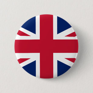 Badge Rond 5 Cm Drapeau anglais patriotique