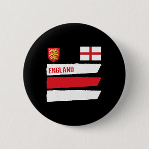 Badge Rond 5 Cm Drapeau Angleterre Footbll Anglais Supporter Homme