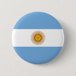 Badge Rond 5 Cm Drapeau argentin Bandera De Argentina