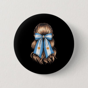 Badge Rond 5 Cm Drapeau argentin Fierté argentine