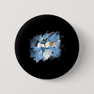 Badge Rond 5 Cm Drapeau Argentine équitation
