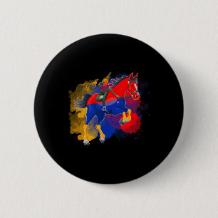 Badge Rond 5 Cm Drapeau Arménie équitation