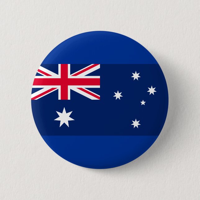 Badge Rond 5 Cm Drapeau australien (Devant)