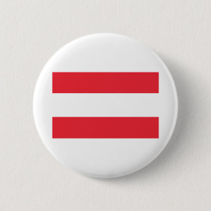 Badge Rond 5 Cm Drapeau Autriche