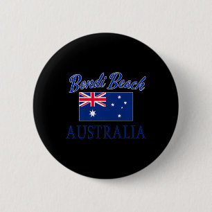 Badge Rond 5 Cm Drapeau Bondi Beach Australie