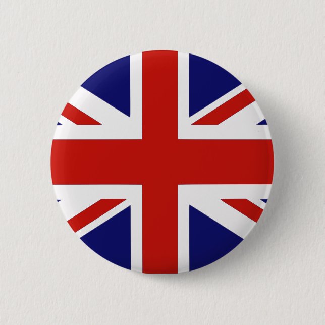 Badge Rond 5 Cm Drapeau britannique (Devant)