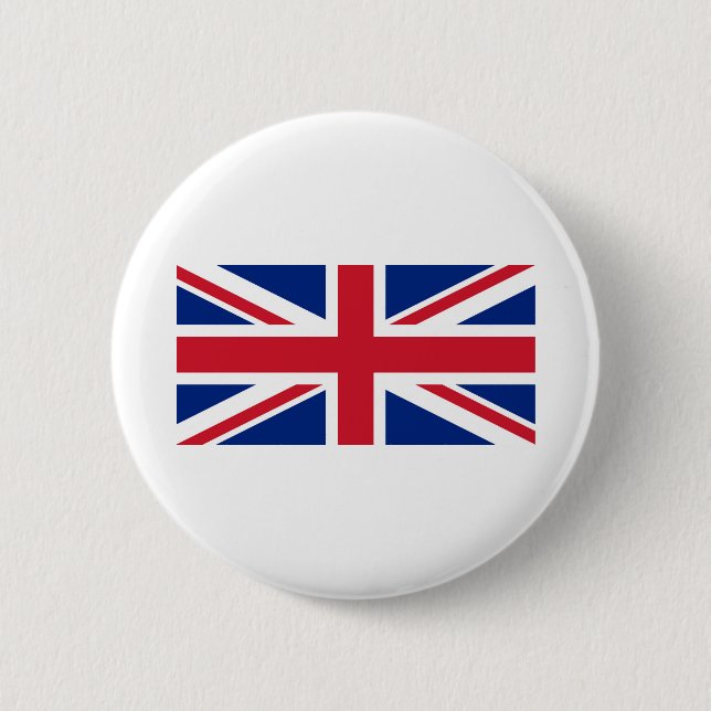 Badge Rond 5 Cm Drapeau britannique Union Jack (Devant)