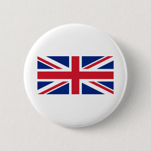 Badge Rond 5 Cm Drapeau britannique Union Jack