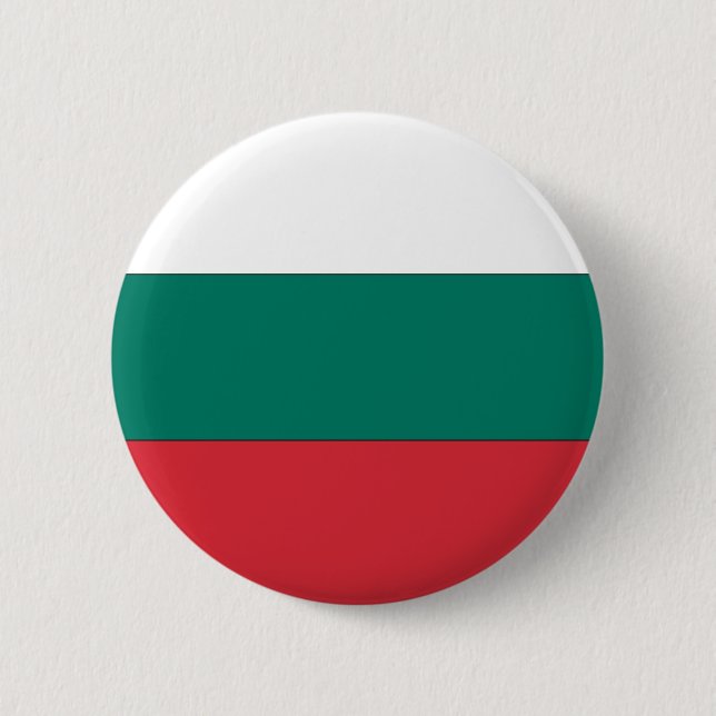 Badge Rond 5 Cm Drapeau bulgare (Devant)