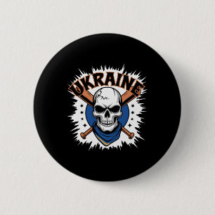 Badge Rond 5 Cm Drapeau Cadeau Ukraine Ukraini Kiev Ukrainien Ukra