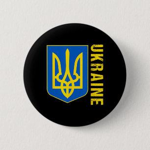 Badge Rond 5 Cm Drapeau cadeau Ukraine Ukraini Kiev Ukrainien Ukra