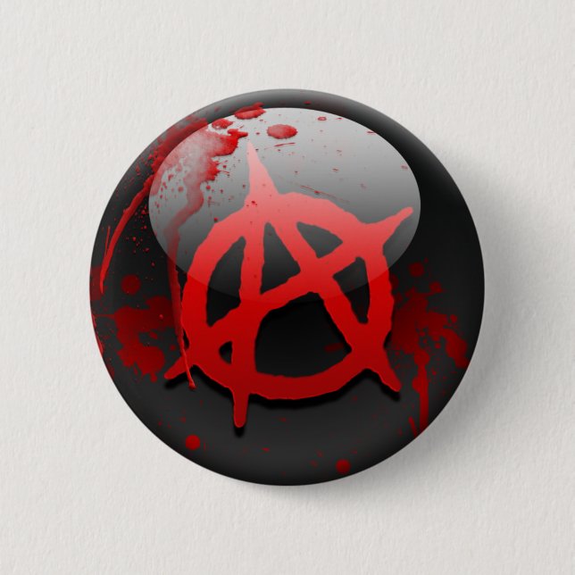 Badge Rond 5 Cm Drapeau d'anarchie (Devant)