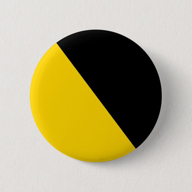 Badge Rond 5 Cm Drapeau d'Ancap Anarchocapitalist (Devant)