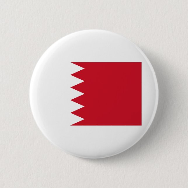 Badge Rond 5 Cm drapeau de bahreïn (Devant)