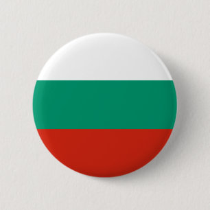 Badge Rond 5 Cm Drapeau de Bulgarie ou de Bulgarie