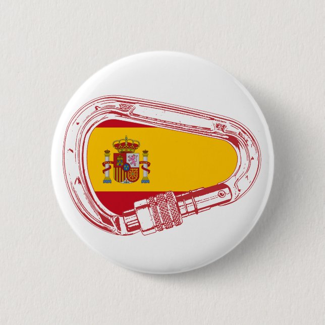 Badge Rond 5 Cm Drapeau de carabinier espagnol (Devant)