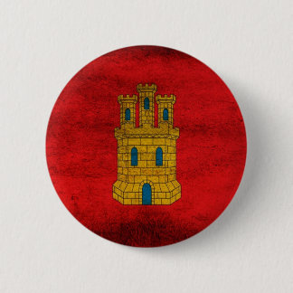 Badge Rond 5 Cm Drapeau de Castille Pin