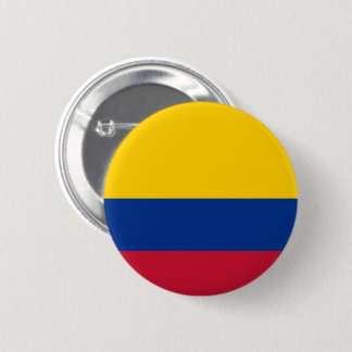 Badge Rond 5 Cm Drapeau de Colombie
