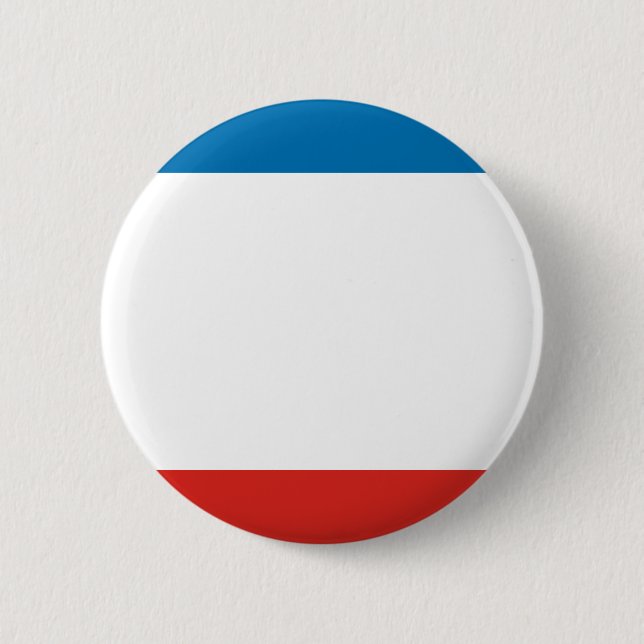 Badge Rond 5 Cm Drapeau de Crimée (Devant)
