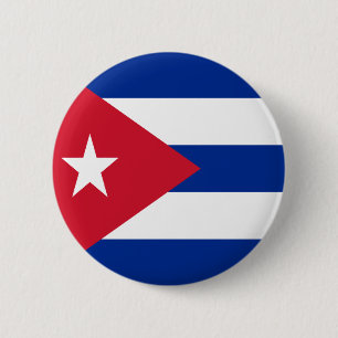 Badge Rond 5 Cm Drapeau de Cuba