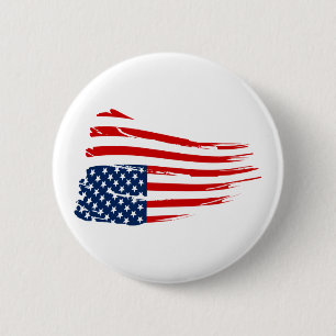 Badge Rond 5 Cm Drapeau de détresse