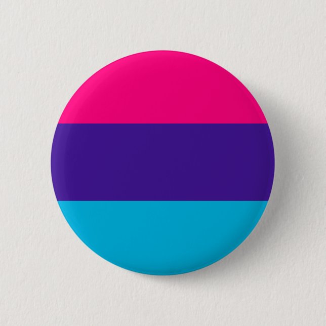 Badge Rond 5 Cm Drapeau de fierté androgyne (Devant)
